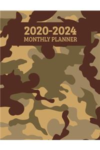 2020-2024 Monthly Planner