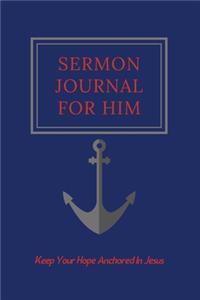 Sermon Journal For Him