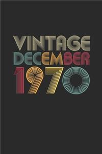 Vintage December 1970