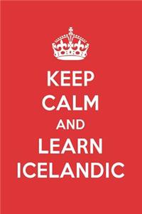 Keep Calm and Learn Icelandic: Icelandic Designer Notebook
