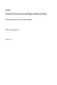 Chemical Analyses of Provided Samples