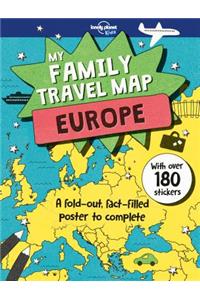 Lonely Planet Kids My Family Travel Map - Europe