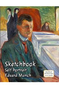 Sketchbook - Self Portrait - Edvard Munch