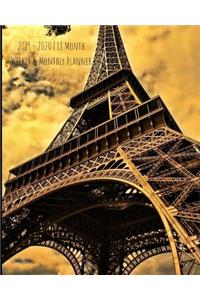 2019 - 2020 18 Month Weekly & Monthly Planner