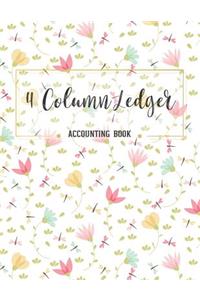 4 Column Accounting Ledger