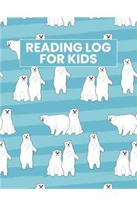 Reading Log For Kids