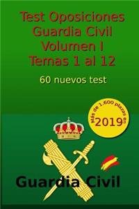 Test Oposiciones Guardia Civil I: Volumen I - Temas 1 Al 12
