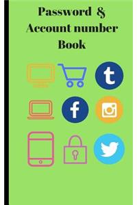 Password & Account Number Book: Never Forget the Password Again