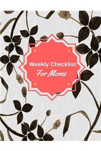 Weekly Checklist for Moms