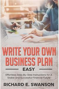 Write Your Own Business Plan