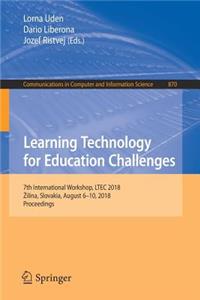 Learning Technology for Education Challenges