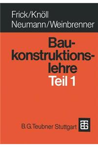 Baukonstruktionslehre Teil 1