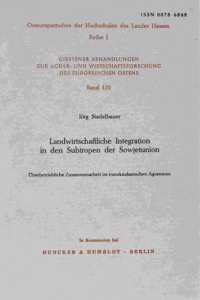 Landwirtschaftliche Integration in Den Subtropen Der Sowjetunion