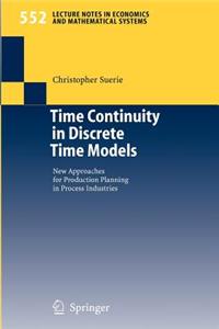 Time Continuity in Discrete Time Models