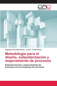 Metodología para el diseño, estandarización y mejoramiento de procesos