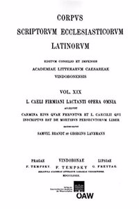 Lactantius. Divinae Institutiones, Eptiome Divinar