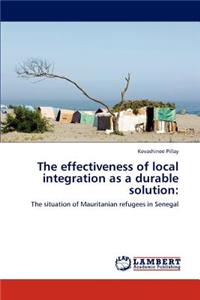 The effectiveness of local integration as a durable solution