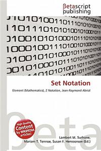 Set Notation