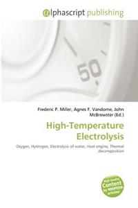 High-Temperature Electrolysis