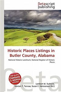 Historic Places Listings in Butler County, Alabama