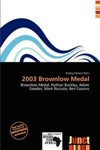 2003 Brownlow Medal
