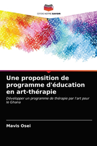 proposition de programme d'éducation en art-thérapie