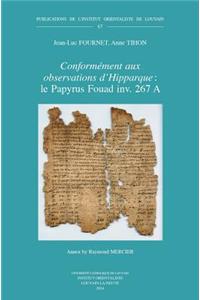 «Conformément aux observations d'Hipparque»: le Papyrus Fouad inv. 267 A