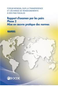 Forum Mondial Sur La Transparence Et l'Échange de Renseignements À Des Fins Fiscales: Rapport d'Examen Par Les Pairs: Maroc 2016 Phase 2: Mise En Oeuvre Pratique Des Normes