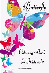 Butterfly Coloring Book for Kids vol.2