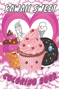 Kawaii Sweet Coloring Book