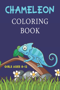 Chameleon Coloring Book Girls Ages 8-12