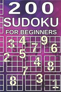 200 Sudoku For Beginners: Over 200 easy Brain Boosting sudoku with answers. For children and adult beginners!