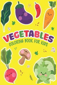 Vegetables Coloring Book For Kids