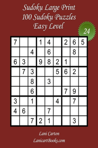 Sudoku Large Print for Adults - Easy Level - N°24