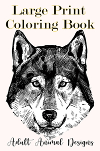 Large Print Coloring Book