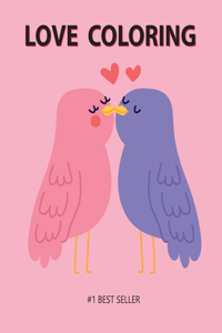 Love Coloring Book
