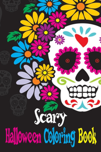 Scary Halloween Coloring Book