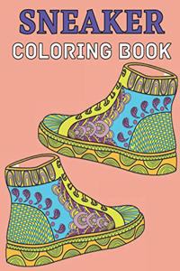 Sneaker coloring book