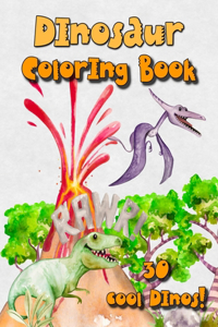 Dinosaur coloring book