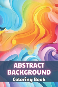 Abstract Background Coloring Book for Adults