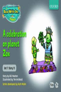 Read Write Inc. Phonics: Grey Set 7 Storybooks: A Celebration on Planet Zox