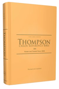 Kjv, Thompson Chain-Reference Bible, Hardcover, Yellow Gold, Red Letter, Comfort Print