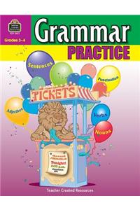 Grammar Practice, Grades 3-4