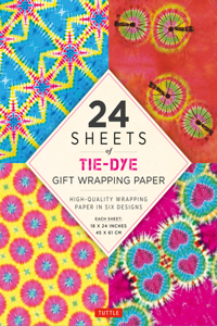 Tie-Dye Gift Wrapping Paper - 24 Sheets