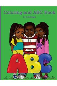 Coloring and ABC Book by J.D.Wright