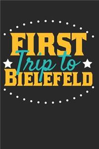 First Trip To Bielefeld: 6x9 Dot Grid Composition Notebook perfect gift for your Trip to Bielefeld for every Traveler