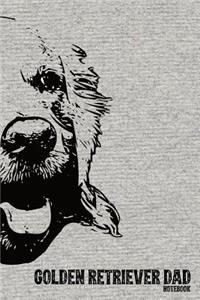 Golden Retriever Dad Notebook