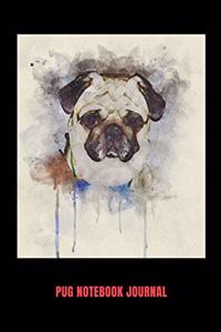 Pug Notebook Journal