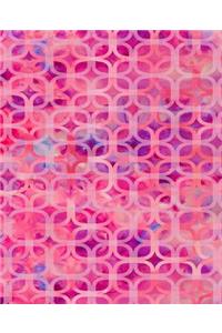 Pink Watercolor Pattern School Composition Book
