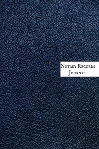 Notary Records Journal